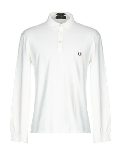 Shop Fred Perry Polo Shirt In White