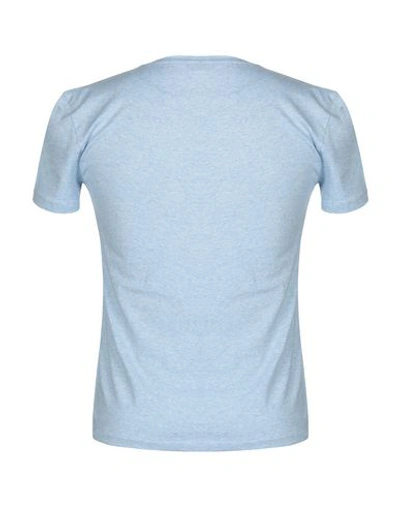 Shop Calvin Klein T-shirt In Sky Blue