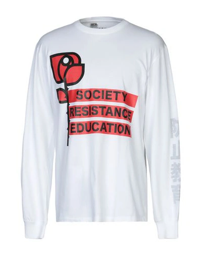 Shop Society T-shirt In White