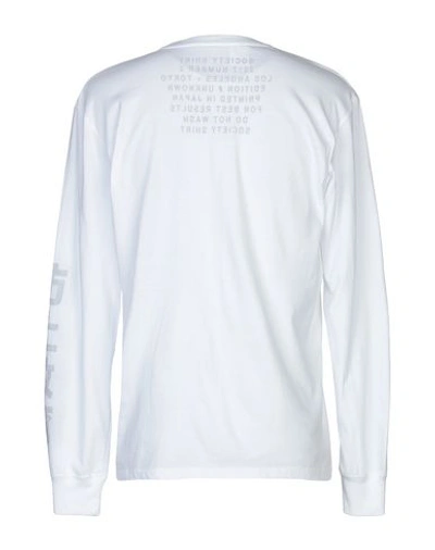 Shop Society T-shirt In White