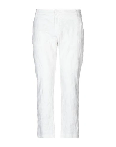 Shop Entre Amis Casual Pants In White