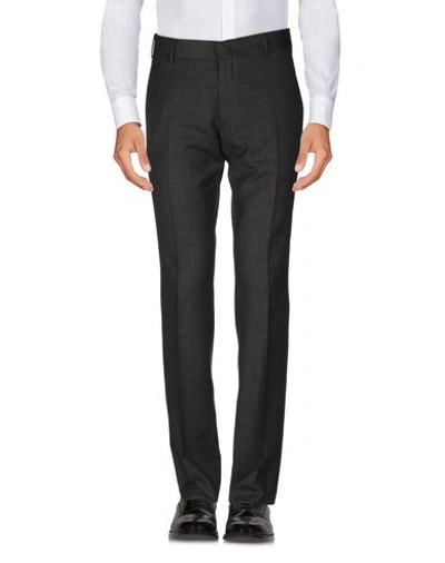 Shop Daniele Alessandrini Man Pants Steel Grey Size 36 Polyester, Viscose