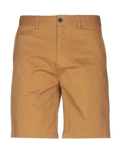 Shop Suit Bermudas In Camel