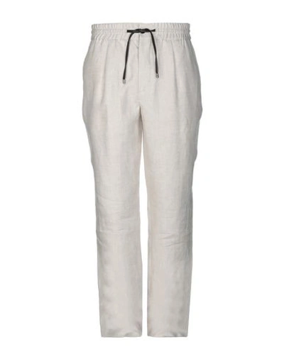 Shop Bernardo Giusti Casual Pants In Light Grey