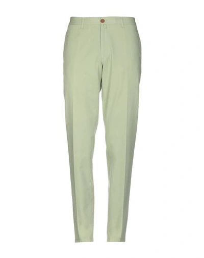 Shop Barbour Casual Pants In Light Green