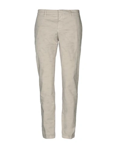 Shop Siviglia Man Pants Light Grey Size 34 Cotton, Elastane