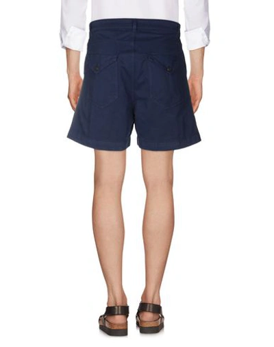 Paura Man Shorts & Bermuda Shorts Blue Size S Cotton In Blue