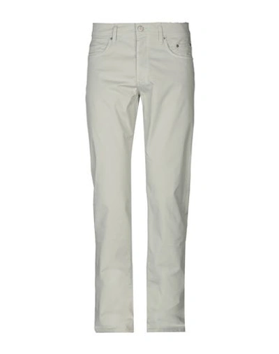Shop Siviglia Man Pants Light Grey Size 30 Cotton, Elastane