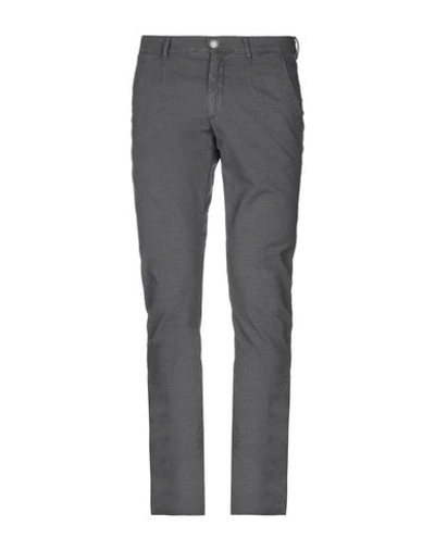 Shop Alessandro Dell'acqua Casual Pants In Steel Grey