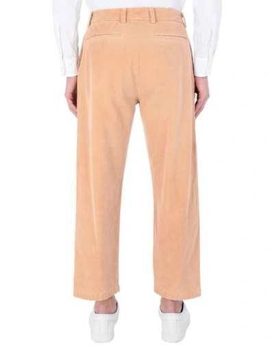 Shop Olderbrother Casual Pants In Sand