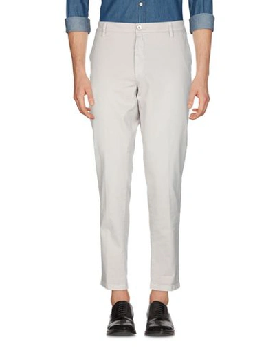 Shop Aglini Pants In Light Grey