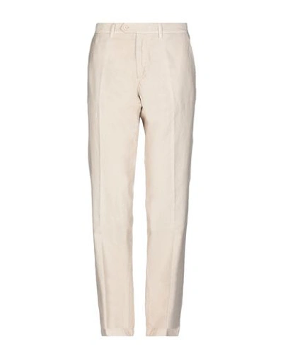 Shop Addiction Casual Pants In Beige