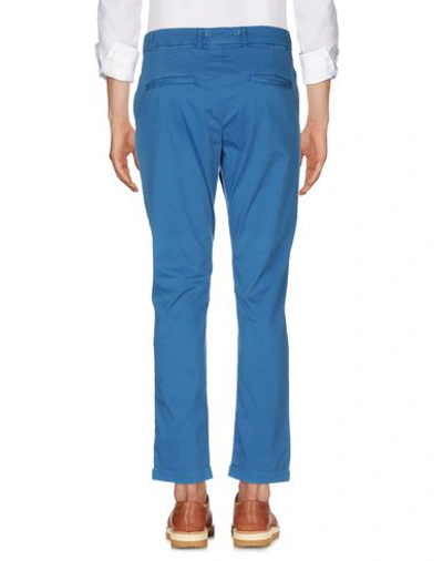 Shop Monocrom Casual Pants In Azure