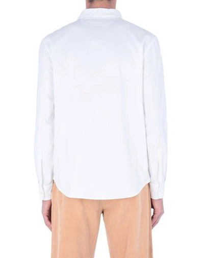 Shop Olderbrother Solid Color Shirt In White