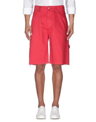 Shop Cheap Monday Denim Shorts In Red