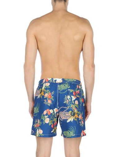 Shop Riz Boardshorts Swim Trunks In Dark Blue