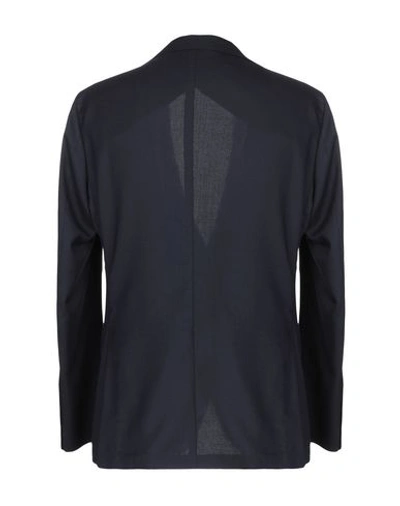 Shop Gi Capri Blazer In Dark Blue