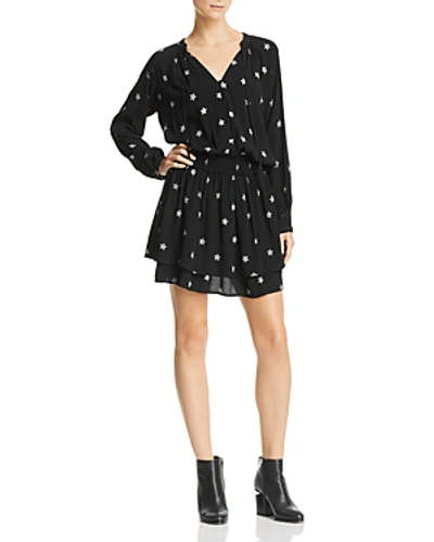 Shop Rails Jasmine Tiered Star Print Dress In Black Rivet Star