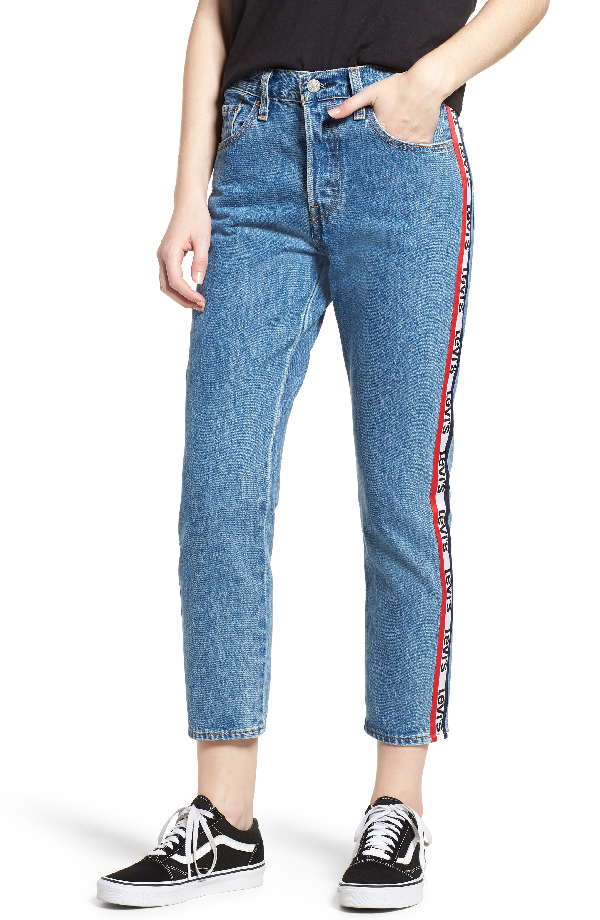 levi's 501 taper sports stripe