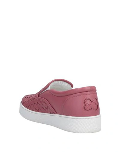 Shop Bottega Veneta Sneakers In Pastel Pink