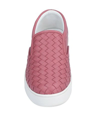 Shop Bottega Veneta Sneakers In Pastel Pink