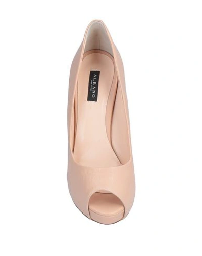 Shop Albano Pump In Pale Pink