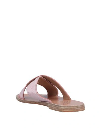 Shop Ancient Greek Sandals Woman Sandals Pastel Pink Size 6 Textile Fibers