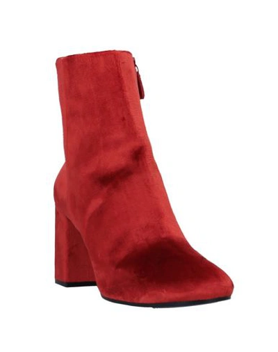 Shop Balenciaga Ankle Boots In Rust