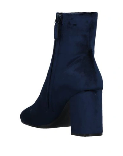 Shop Balenciaga Ankle Boots In Dark Blue