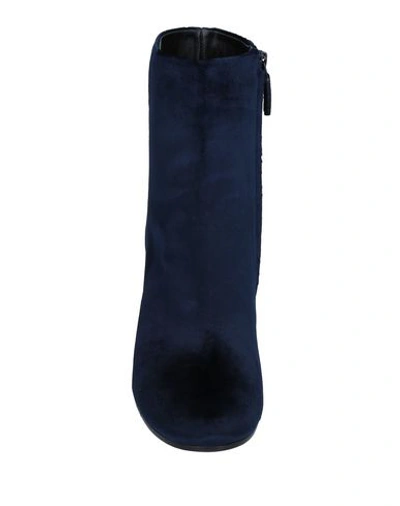 Shop Balenciaga Ankle Boots In Dark Blue