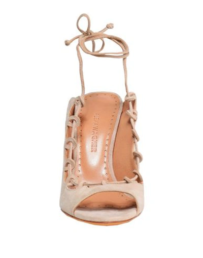 Shop Alexa Wagner Sandals In Beige