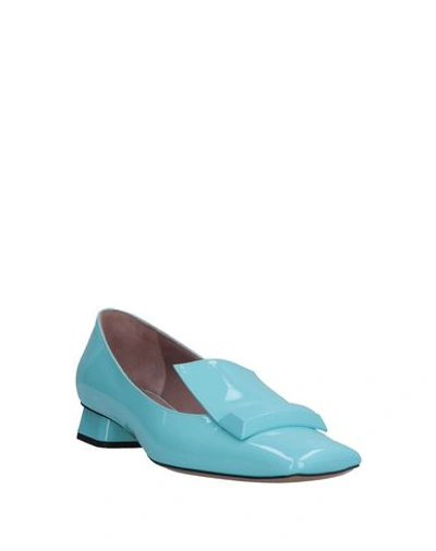 Shop Rayne Loafers In Sky Blue