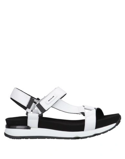 Shop Ruco Line Rucoline Woman Sandals White Size 7 Soft Leather