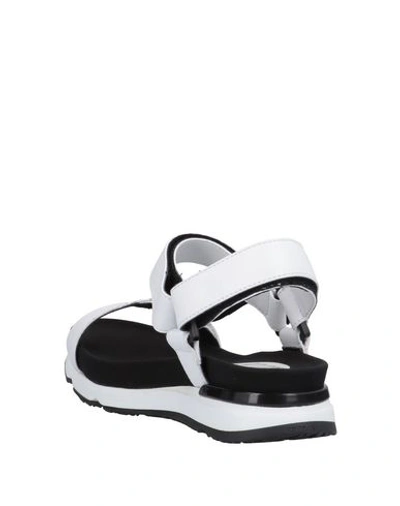 Shop Ruco Line Rucoline Woman Sandals White Size 7 Soft Leather
