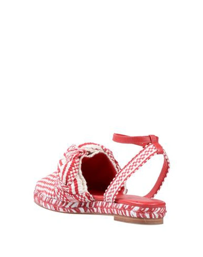 Antolina Paris Woman Espadrilles Red Size 10 Textile Fibers In Red