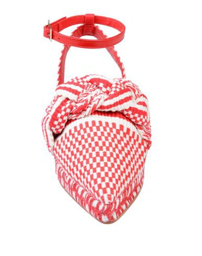 Antolina Paris Woman Espadrilles Red Size 10 Textile Fibers In Red