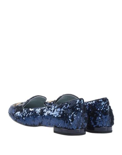 Shop Chiara Ferragni Loafers In Dark Blue