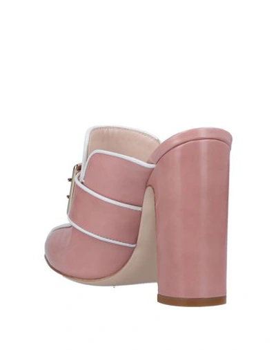 Pollini Mules & Clogs In Pink