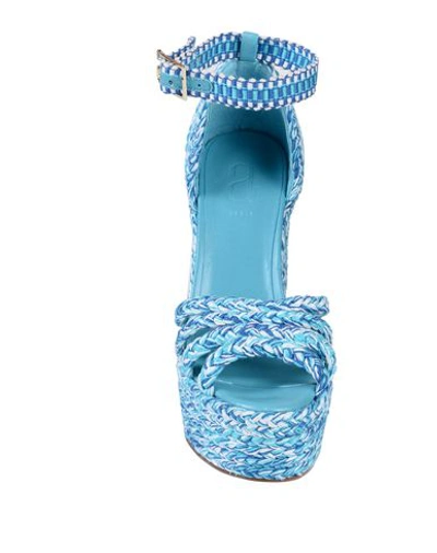 Shop Antolina Paris Sandals In Turquoise