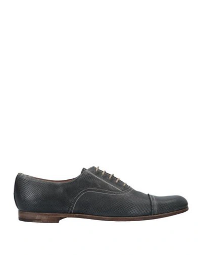 Shop Church's Laced Shoes In Dark Blue