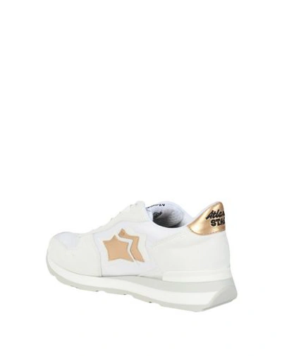 Shop Atlantic Stars Vega Woman Sneakers White Size 6 Calfskin, Nylon