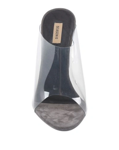 Shop Yeezy Sandals In Transparent