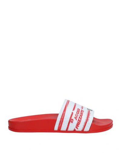 Shop Vetements Slippers In White