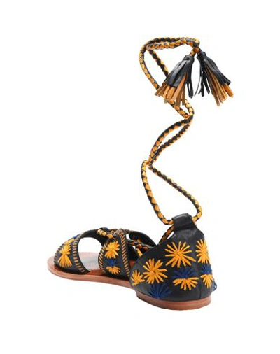 Shop Antik Batik Sandals In Dark Blue