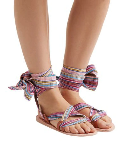 Shop Brother Vellies Sandals In Pink
