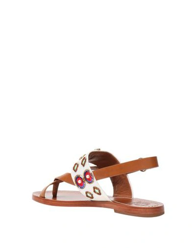 Shop Tory Burch Flip Flops In White