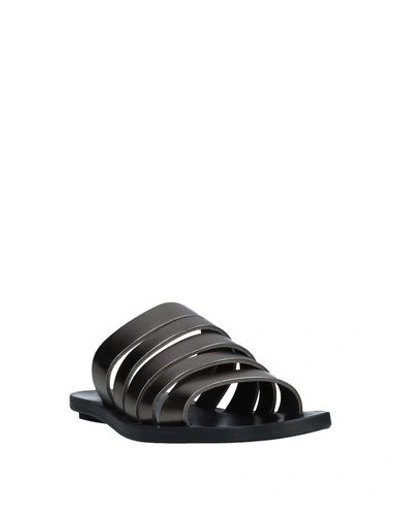 Shop Dimissianos & Miller Sandals In Platinum