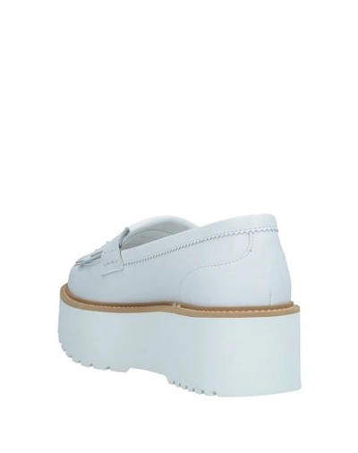 Shop Hogan Woman Loafers White Size 8 Soft Leather