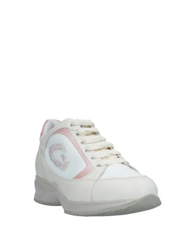 Shop Alberto Guardiani Sneakers In White