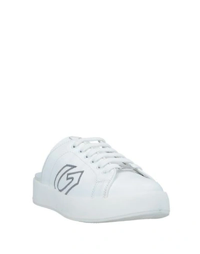 Shop Alberto Guardiani Sneakers In White